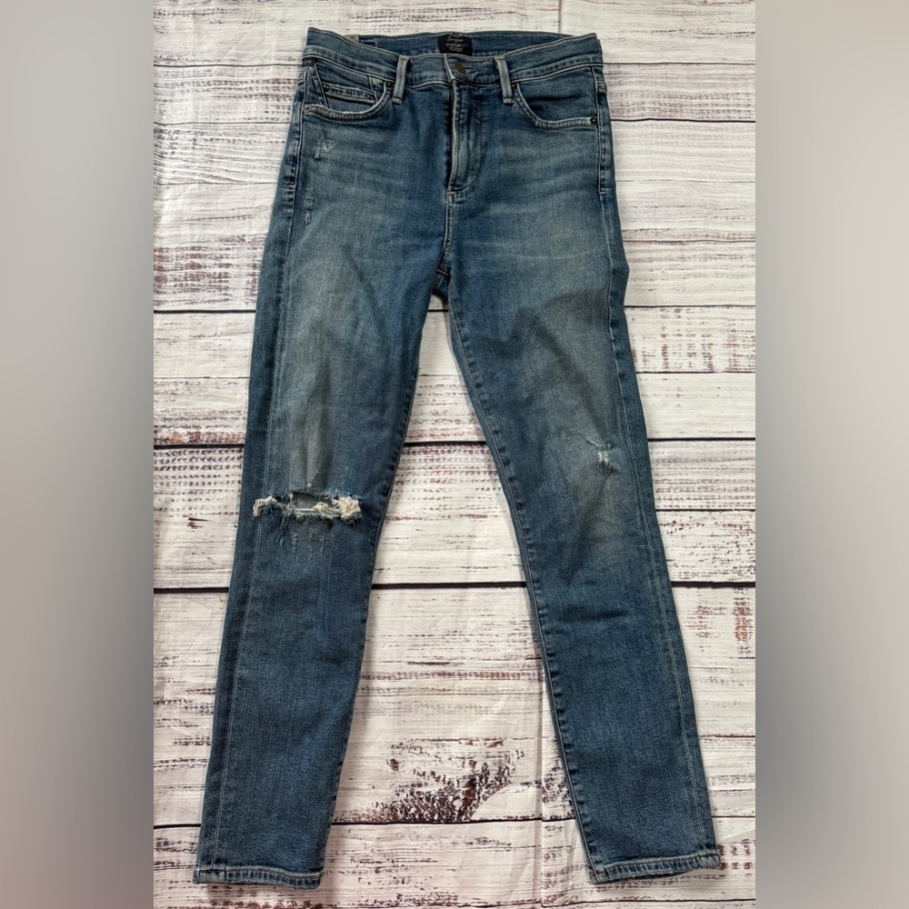 ❤️ CITIZENS OF HUMANITY ROCKET CROP HIGH RISE SKINNY ANKLE JEANS, 2 (26)